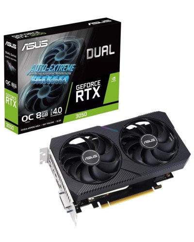 Відеокарта GF RTX 3050 8GB GDDR6 Dual OC V2 Asus (DUAL-RTX3050-O8G-V2)