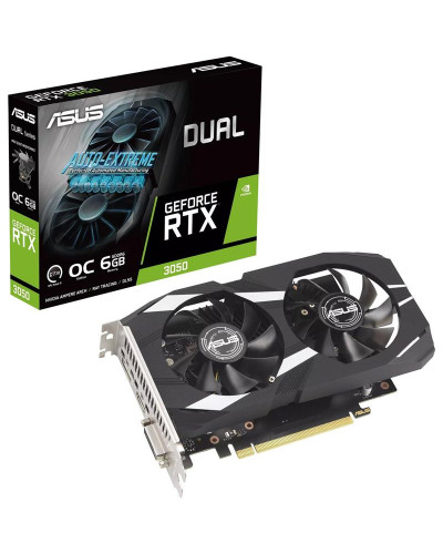 Відеокарта GF RTX 3050 6GB GDDR6 Dual OC Asus (DUAL-RTX3050-O6G)