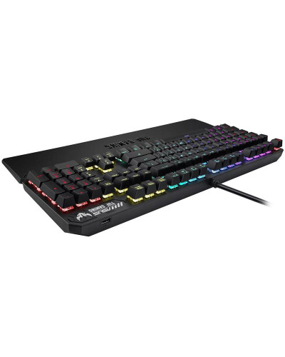 Клавiатура Asus TUF Gaming K3 RGB 104key Kailh BN UA Black (90MP01Q1-BKMA00)