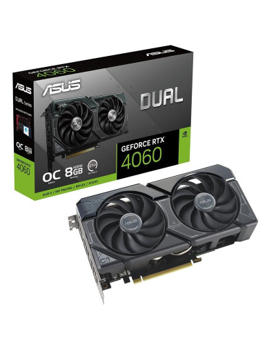 Відеокарта GF RTX 4060 8GB GDDR6 Dual OC Asus (DUAL-RTX4060-O8G)