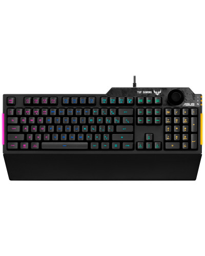 Клавіатура Asus TUF Gaming K1 USB Black UKR (90MP01X0-BKMA00)
