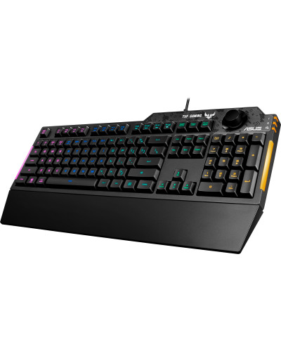 Клавіатура Asus TUF Gaming K1 USB Black UKR (90MP01X0-BKMA00)