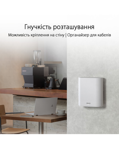 Wi-Fi Mesh система Asus ExpertWiFi EBM68 1pk White (90IG07V0-MO3A60)