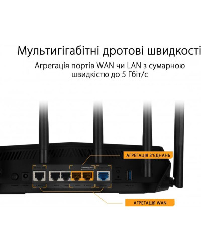 Бездротовий маршрутизатор Asus TUF Gaming AX6000 (TUF-AX6000)