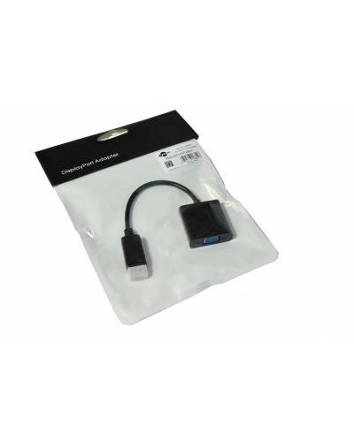 Перехідник Atcom DisplayPort - VGA (M/F), 0.1 м, Black (16851)