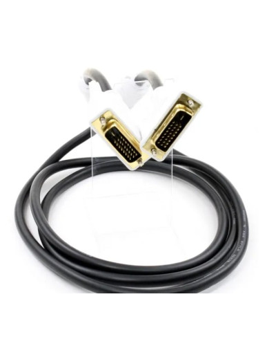 Кабель Atcom DVI - DVI (MM), 1.8 м, чорно-білий (8057)