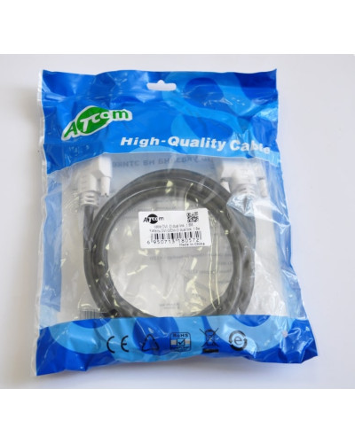 Кабель Atcom DVI - DVI (MM), 1.8 м, чорно-білий (8057)