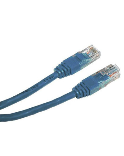 Патч-корд UTP Cablexpert (PP12-3M/B) cat.5Е, литий, 50u штекер із засувкою, 3м, синій