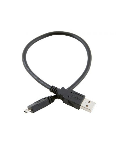 Кабель Atcom USB - micro USB V 2.0 (M/M), 0.8 м, чорний (9174) пакет
