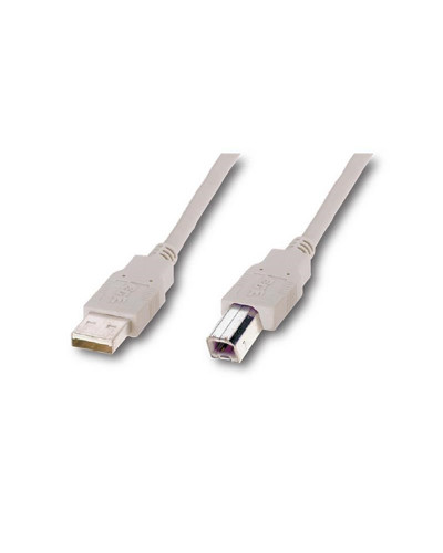 Кабель Atcom USB - USB Type-B V 2.0 (M/M), 3 м, ферит, білий (8099) пакет