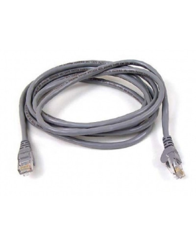Патч-корд литий, UTP, RJ45, Cat.5e, 7.5m, сірий
