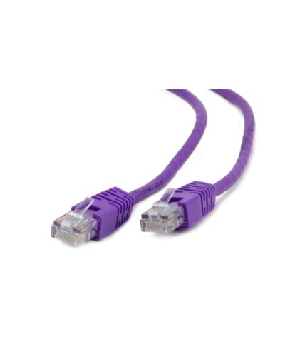 Патч-корд UTP Cablexpert (PP12-0.5M/V) літий, 50u "штекер із засувкою, 0.5 м, фіолетовий