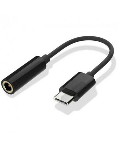 Перехідник Atcom 3.5 мм - USB Type-C (F/M), 0.1 м, Black (15035)