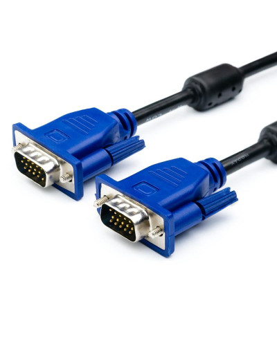 Кабель Atcom VGA - VGA (M/M), HD15, 25 м, Black (13274)