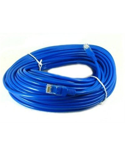 Патч-корд литой, UTP, RJ45, Cat.5e, 30m, синiй