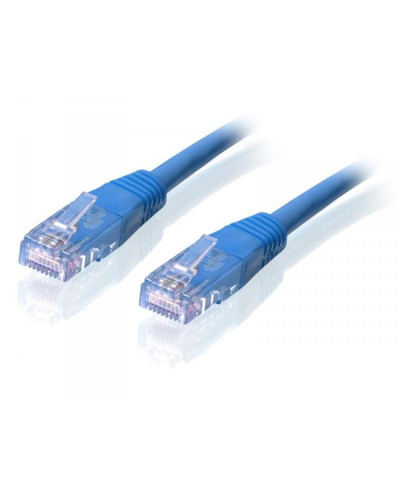 Патч-корд литой, UTP, RJ45, Cat.5e, 30m, синiй