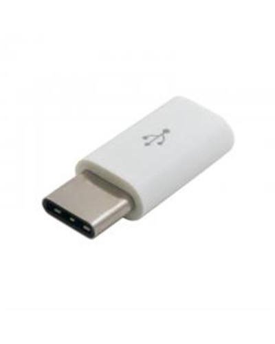 Перехідник Atcom micro USB - USB Type-C (F/M), white (8101)