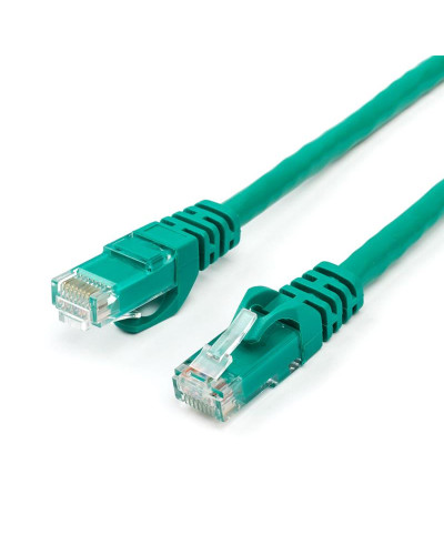 Патч-корд UTP Atcom RJ45, Cat.6, мідь, 3 м, зелений