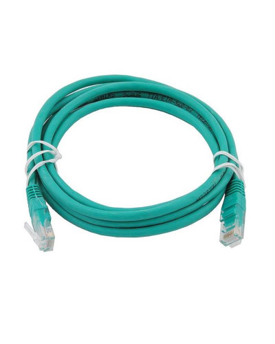 Патч-корд UTP Atcom RJ45, Cat.6, мідь, 3 м, зелений