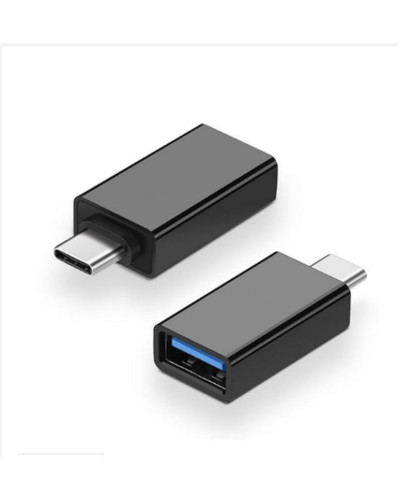 Адаптер Atcom USB Type-C - USB V 3.0 (M/F) Black (11310)