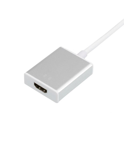 Кабель Atcom HDMI - USB Type-C (F/M), 0.1 м, White (13888)