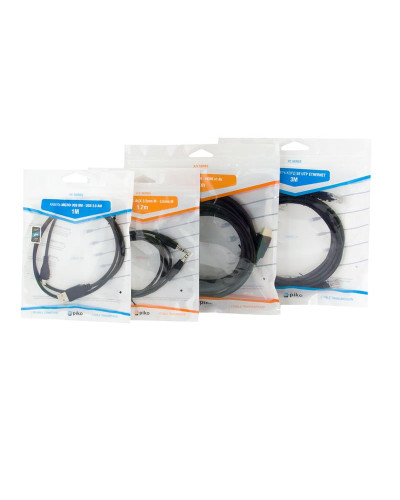Патч-корд Piko CAT5e UTP Ethernet RJ45, 5 m, Black (1283126474064)
