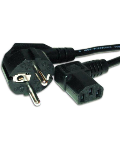 Кабель живлення для ПК кутовий Atcom (15270) 0,75 мм CEE 7 / 7- IEC C13, 1.8 м