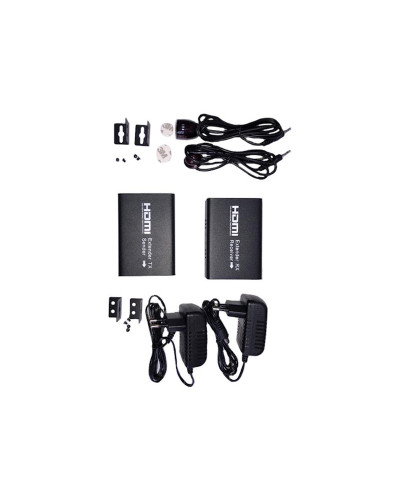 Подовжувач Atcom HDMI - RJ-45 (F/F), до 150 м, Black (AT15088)