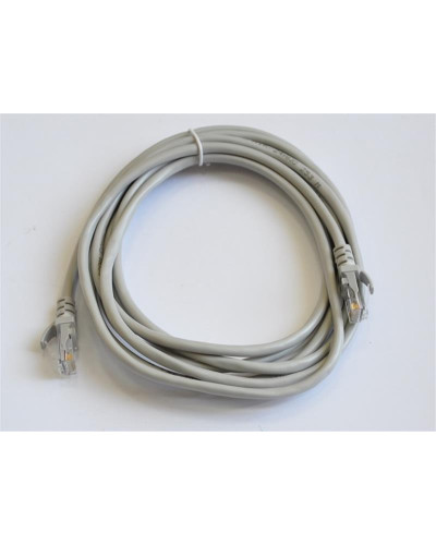 Патч-корд литий, UTP, RJ45, Cat.5e, 3m, сірий