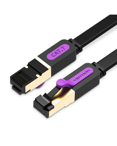 Патч-корд Vention CAT7 SSTP Ethernet, 1.5 m, Black (ICABG)
