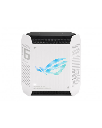 Бездротовий маршрутизатор Asus ROG Rapture Gaming Mesh System GT6 White 1pk (GT6-W-1-PK/90IG07F0-MU9A30)