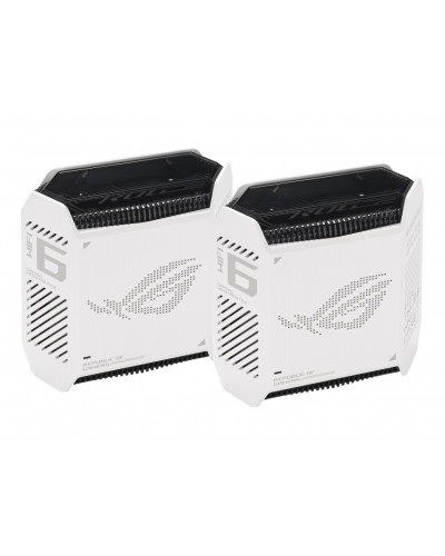 Бездротовий маршрутизатор Asus ROG Rapture Gaming Mesh System GT6 White 2pk (GT6-W-2-PK/90IG07F0-MU9A40)